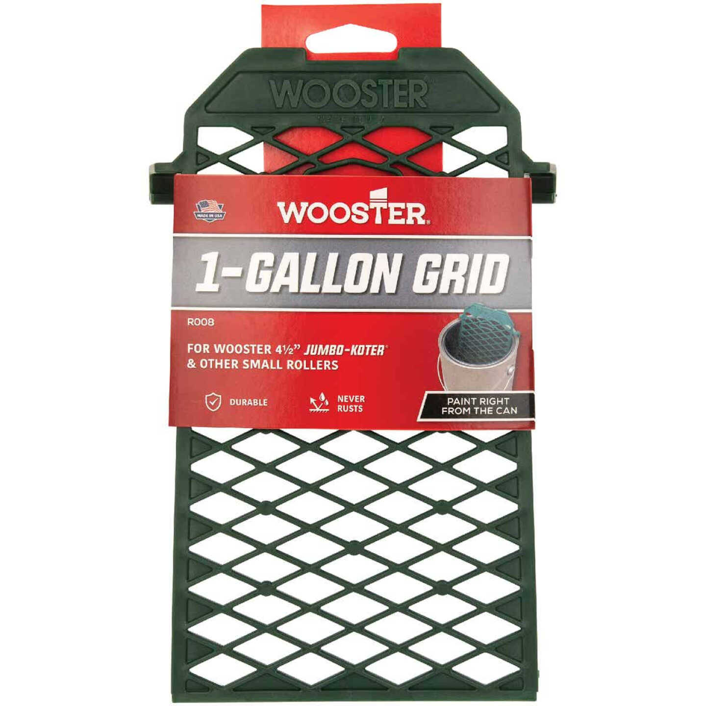 Wooster Gallon Poly Paint Roller Grid Image 1
